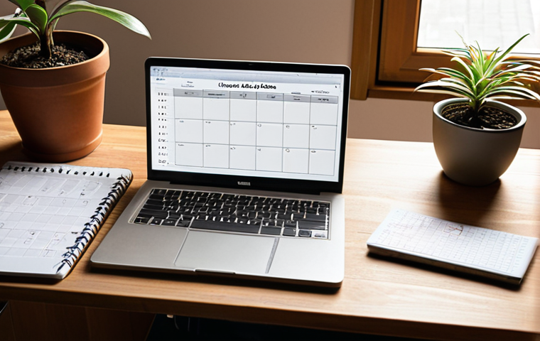 **Prompt:** "A tranquil and organized home office setting for effective self-study. A focused European individual, gender-neutral, in their late 20s, sits at a clean wooden desk with a laptop displaying a digital planner or study schedule, and a physical notebook with handwritten notes. A warm cup of tea or coffee, and a small potted plant add to the calm, productive atmosphere. Soft natural light illuminates the scene, emphasizing personal development and structured learning for Business English. Realistic, professional photography style."