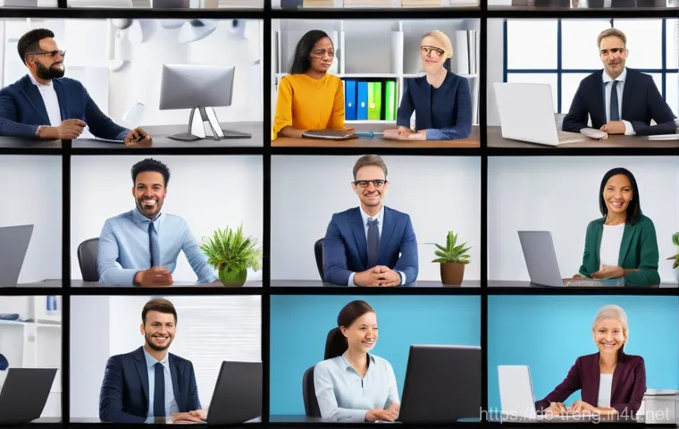 무역영어 자격증 취득 후의 업무 활용 사례 - **Prompt 1: Confident International Negotiation**
    "A group of diverse business professionals, ag...