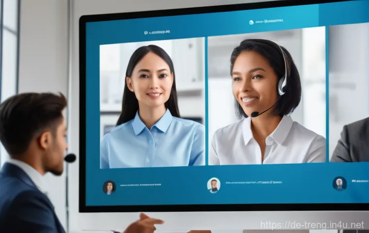 무역영어를 활용한 해외 바이어 상담 - **Prompt:** A group of diverse business professionals, male and female, from various cultural backgr...