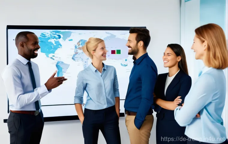 무역영어 시험 대비 자료 활용과 성공 사례 연구 - **Prompt 2: Confident International Business Presentation**
    "A highly confident professional, in...