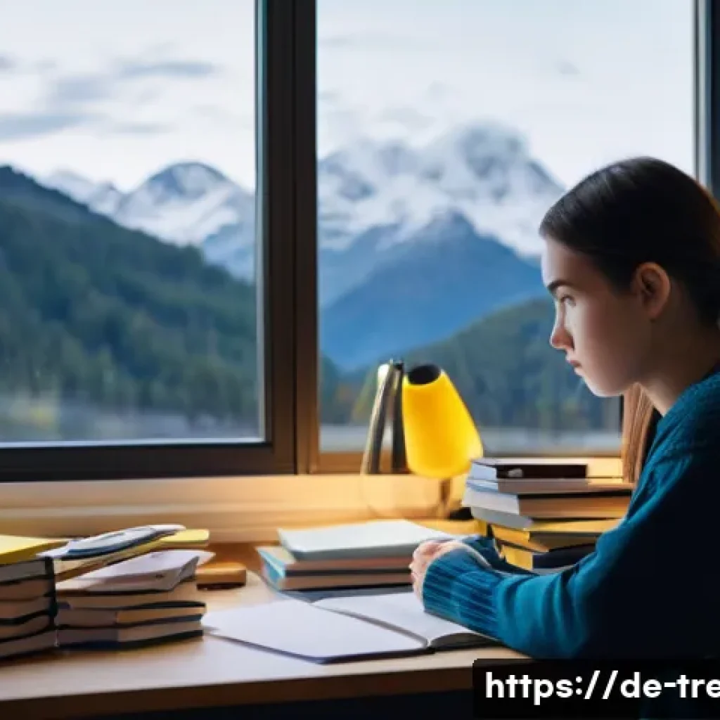 무역영어 시험에서 학습 동기를 유지하는 법 - **Prompt 1: The Determined Student Facing a Mountain of Studies**
    *   **Description:** A young a...