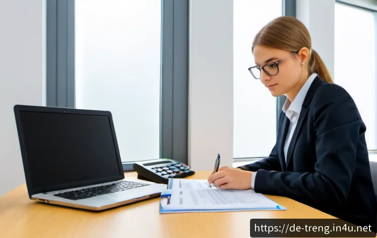 무역영어 실기시험에서 실패를 피하는 방법 - Photorealistic German business student preparing for an international trade practical exam, seated a...